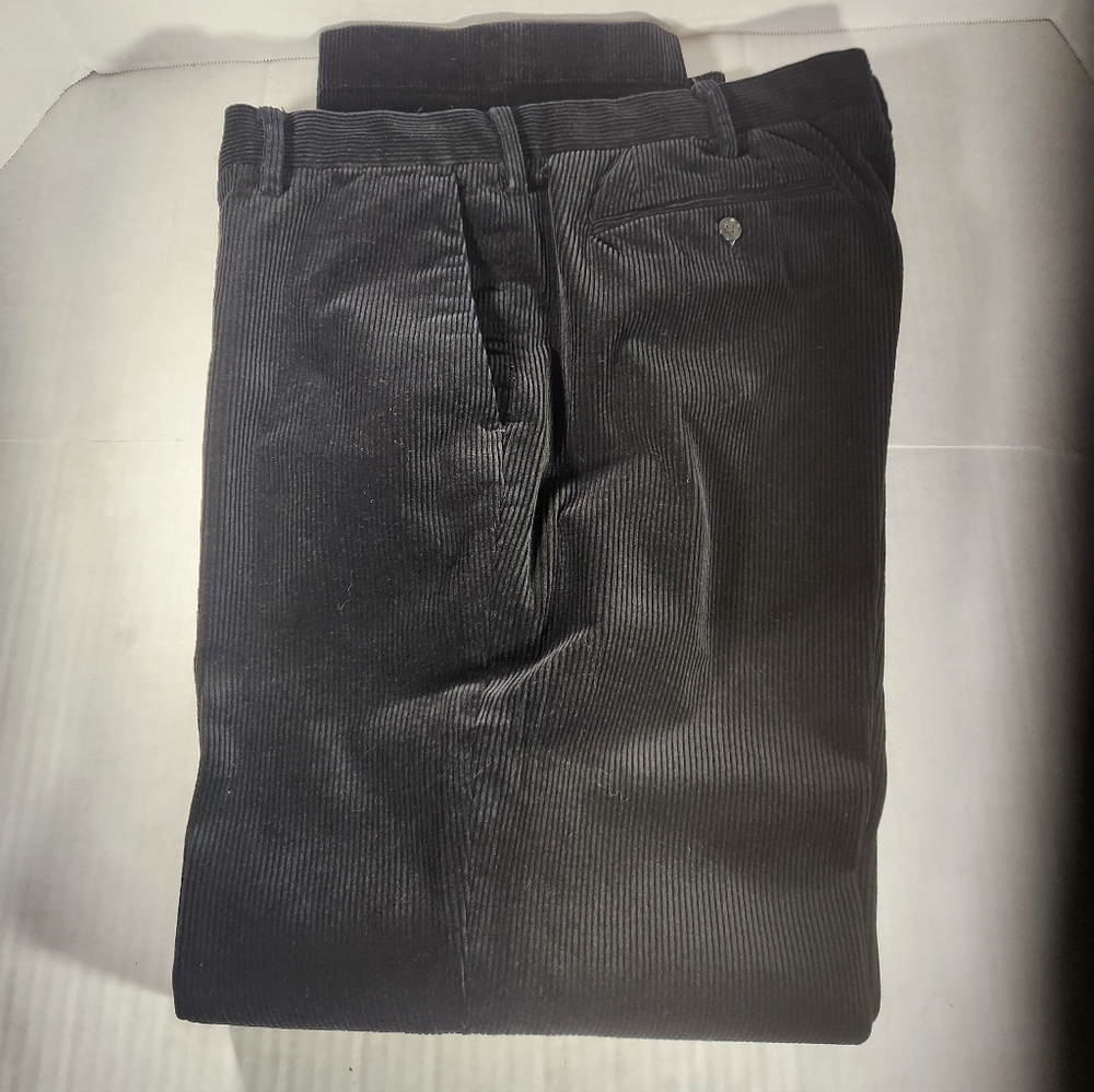 Men's Polo Ralph Lauren Classic Fit Black Corduroy Pants - Picture 4 of 8